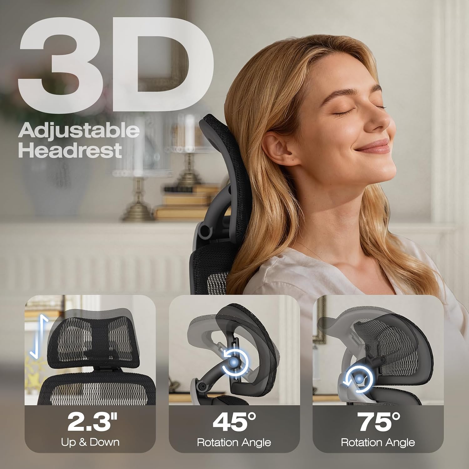 Ergonomic Mesh Office Chair for Big and Tall