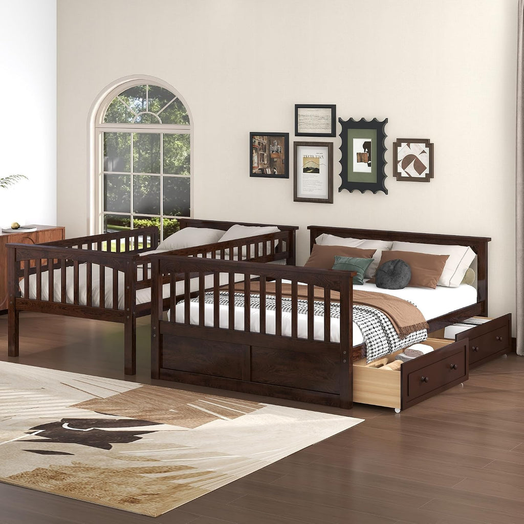 Convertible Twin Over Full Bunk Bed
