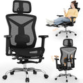 Ergonomic Office Chair with Footrest