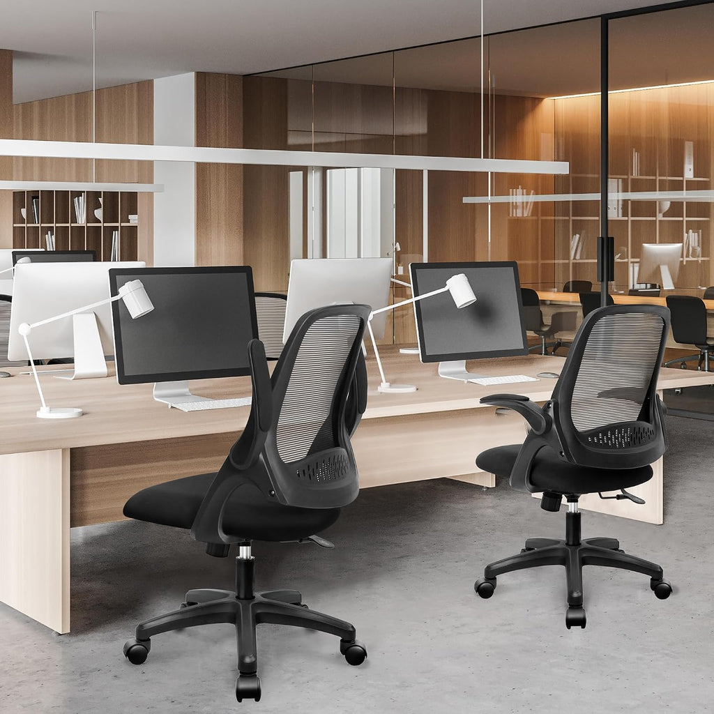 Ergonomic Mesh Office Chair with Flip Arms