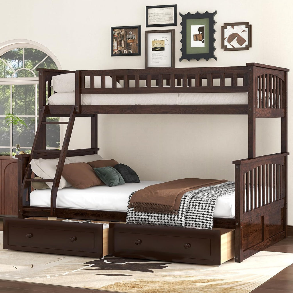 Convertible Twin Over Full Bunk Bed