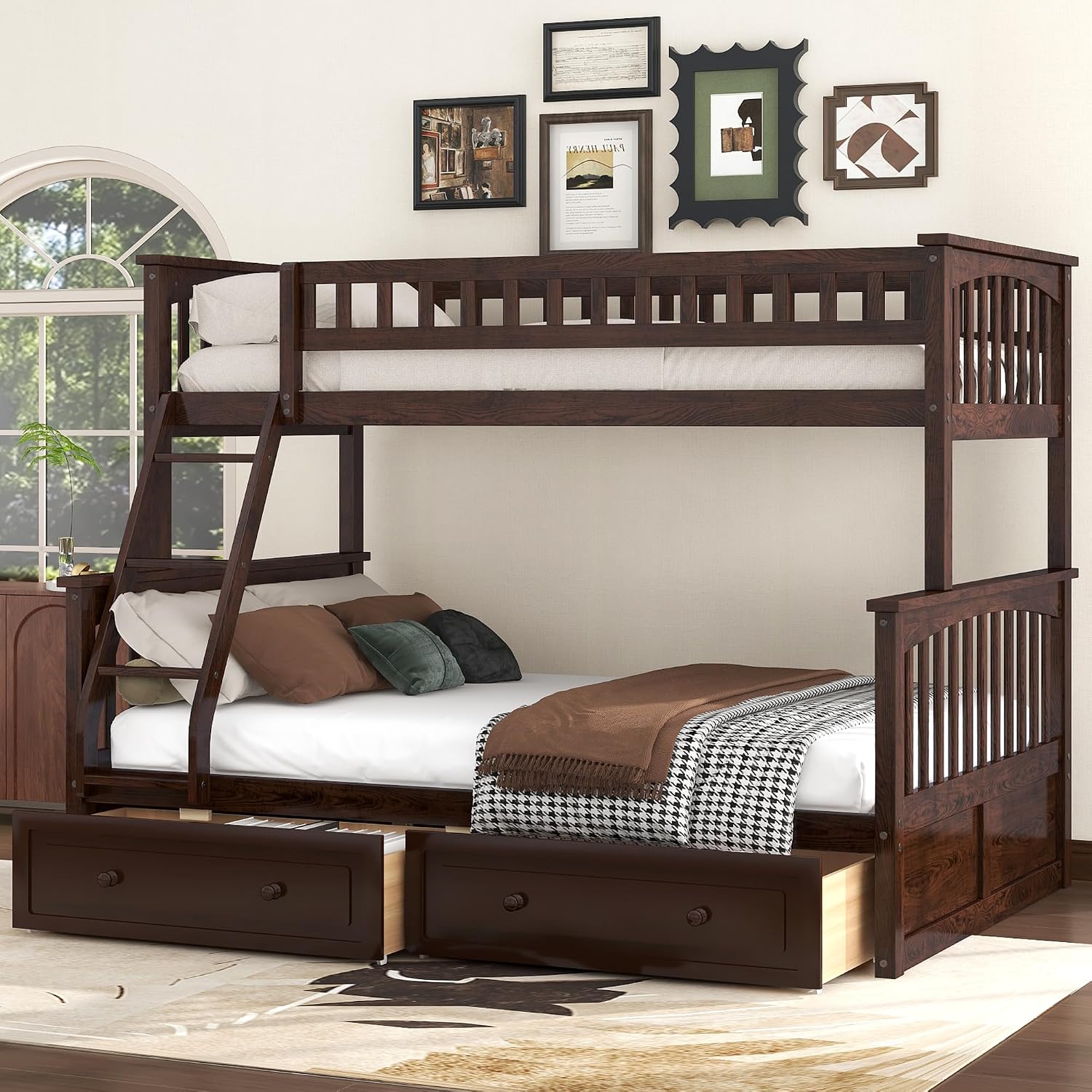 Convertible Twin Over Full Bunk Bed