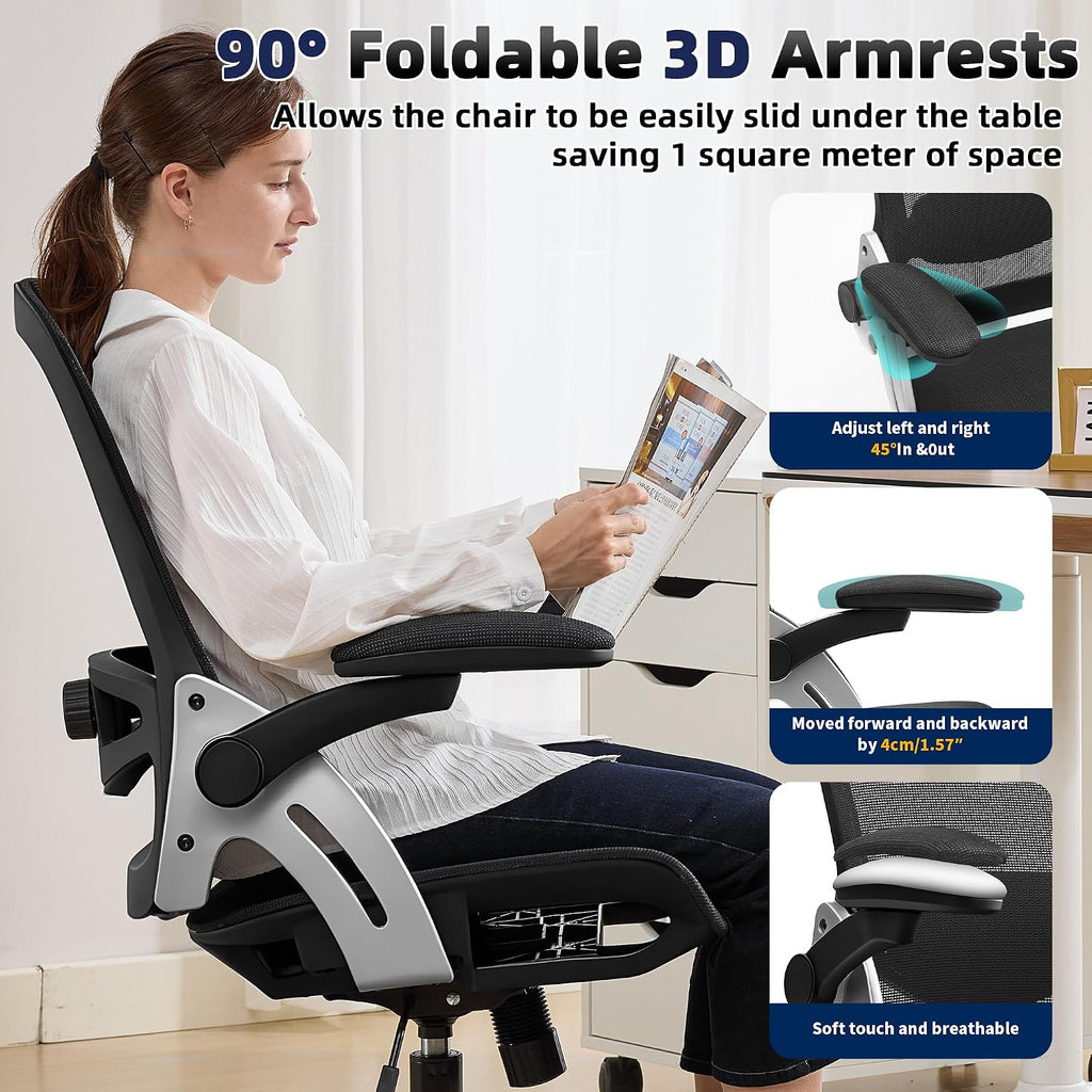 Ergonomic Mesh Office Chair with 3D Arms