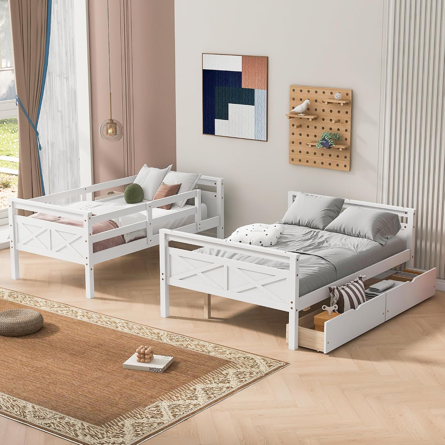 Twin Over Full Convertible Bunk Bed